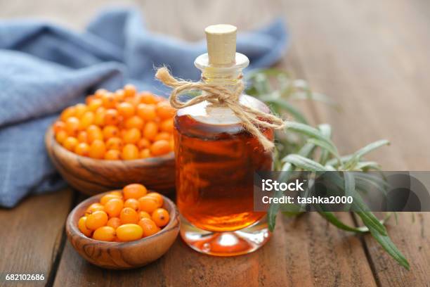 Seabuckthorn Oil Stock Photo - Download Image Now - Agriculture, Asparagus, Autumn