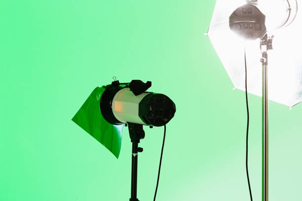 istock Still life of lights in a photographic studio 682103982