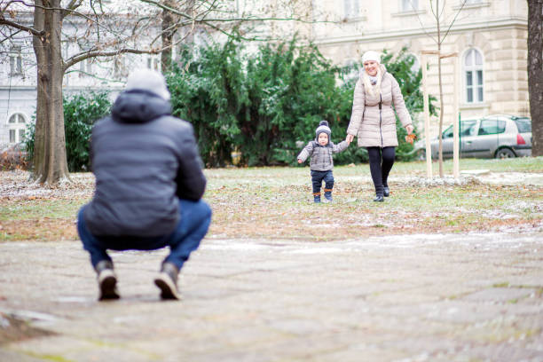 istock Young family enjoying outdoor activity together. 682108918
