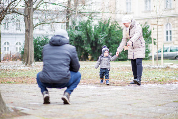 istock Young family enjoying outdoor activity together. 682114654