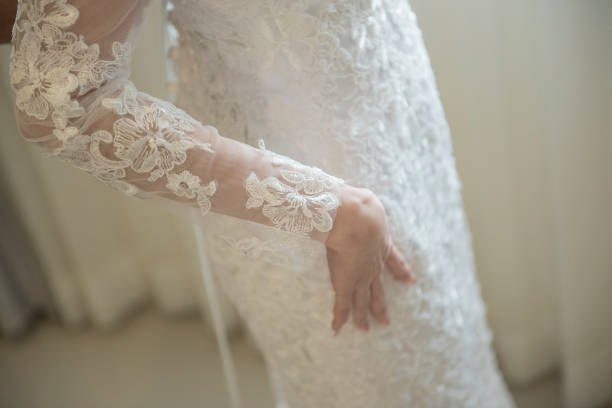 istock Bride in white dress 682119828