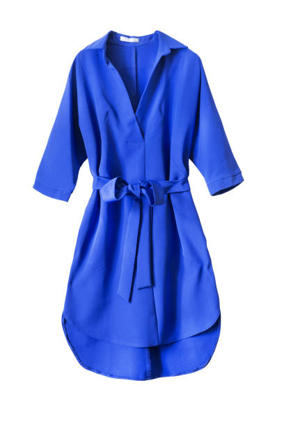 istock Blue dress isolated 682125794