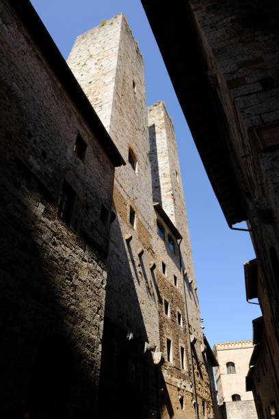 As torres de San Gimignano - foto de acervo