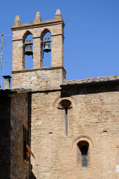 Bell tower in San Gimignano - fotografia de stock