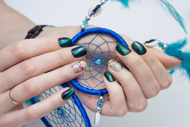 istock Hands and natural nails after ideal clean manicure. 682144278