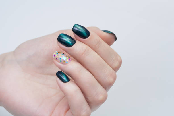istock Hands and natural nails after ideal clean manicure. 682144338