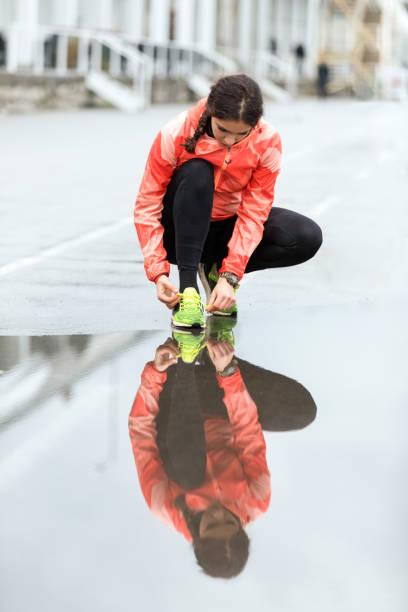 istock Tying sports shoes 682147992
