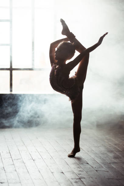 istock Girl Gymnast Shows Flexibility 682158222