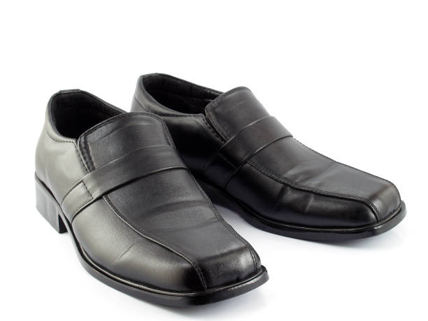 istock closeup black leather shoes for men 682158370