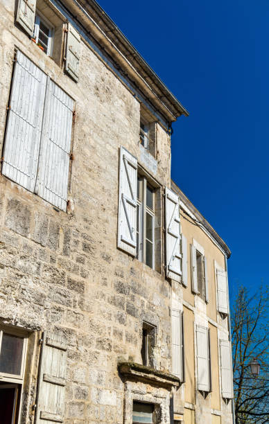 Historic buildings in Angouleme, France Historic buildings in Angouleme, the Charente department of France angouleme stock pictures, royalty-free photos & images