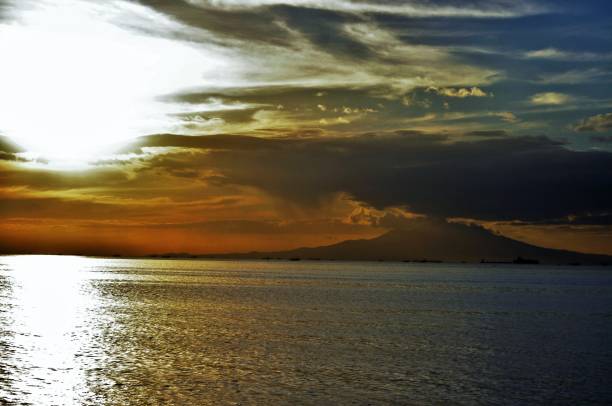 istock Sunset View Over Ocean and City Landscape 682162776