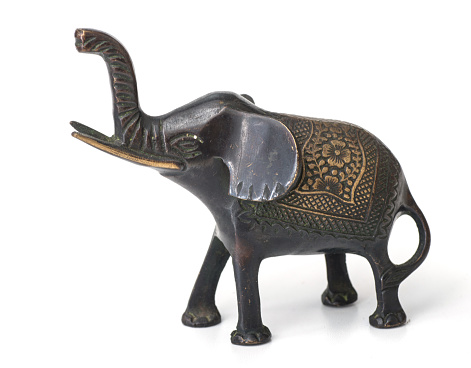 black elephant figure