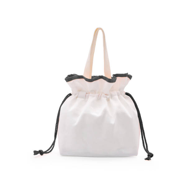istock Fabric pouch or picnic bag on isolated background with clipping path. 682177222