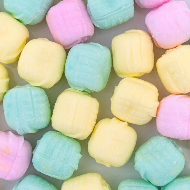 istock Close view of after dinner mint candies 682179826