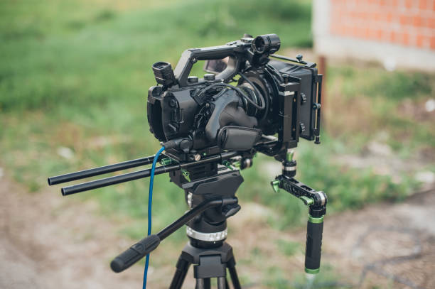 istock Behind the scene. Film camera 682180660
