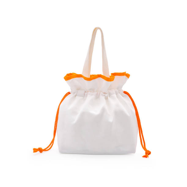 istock Fabric pouch or picnic bag isolated background with clipping path. 682186546