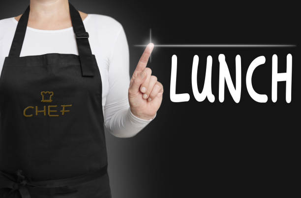 istock lunch touchscreen is operated by cook 682189632