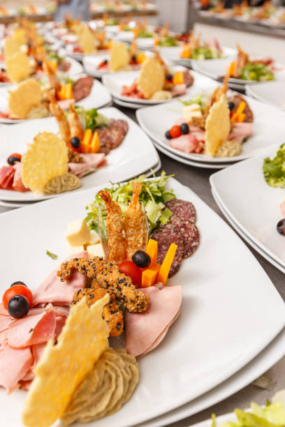 istock Lot of appetizers plate 682200808