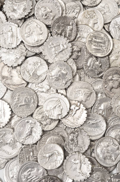 istock old roman coin 682201306