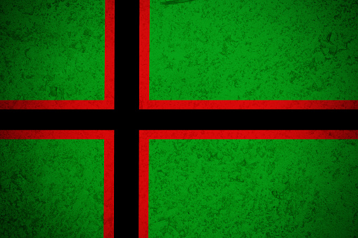 Symbole De Carélie Drapeau Illustration 3d Armoiries De La Carélie