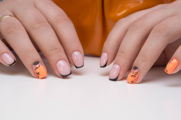 istock Attractive women's hands. Natural nails with beautiful manicure. 682207510