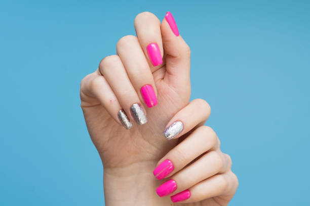 istock Attractive women's hands. Natural nails with beautiful manicure. 682208544