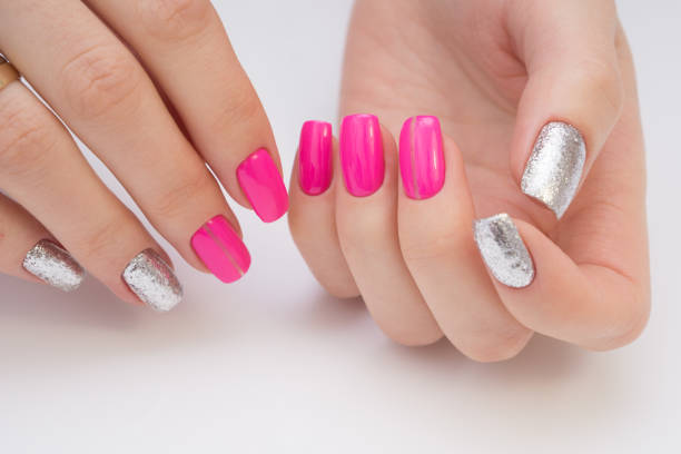istock Attractive women's hands. Natural nails with beautiful manicure. 682210714