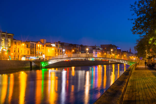 istock Dublin city centre at night 682213666