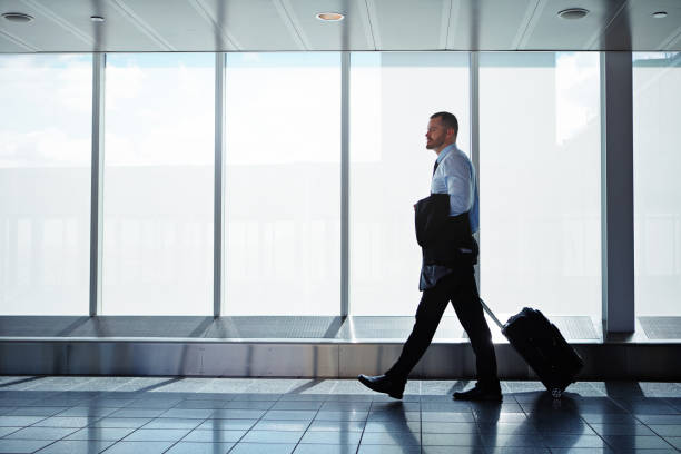 istock Making his way to departures 682217134