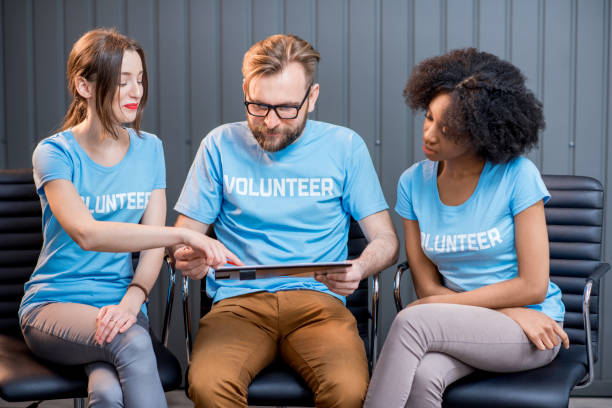 istock Volunteers working at the office 682219676