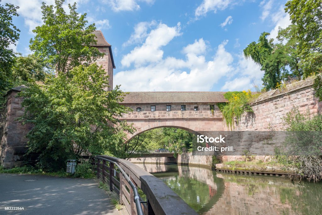 Nuremberg in Bavaria city view of Nuremberg, a city in Franconia in the german state of Bavaria Architecture Stock Photo