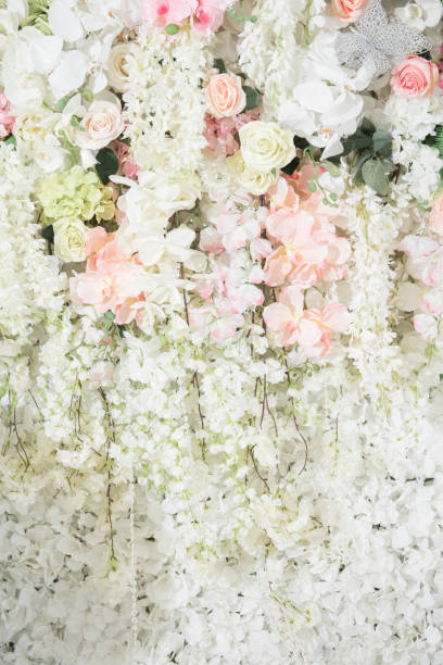 istock wedding backdrop with flower and wedding decoration 682222800