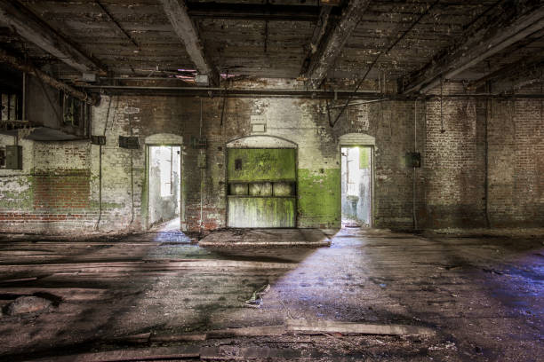 istock Elevator shaft and doorways 682223450