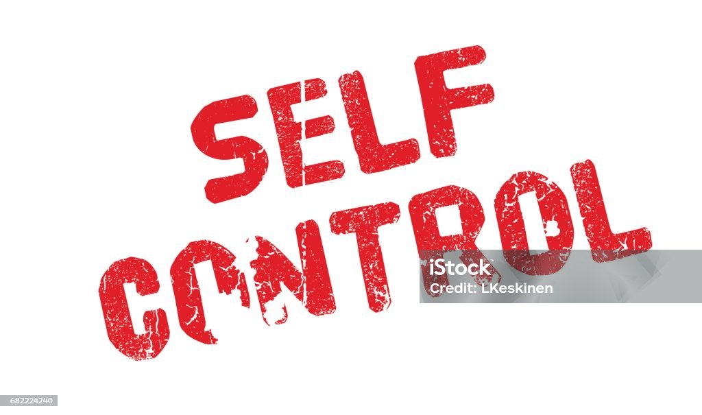 Self Control Rubber Stamp Stock Illustration - Download Image Now ...