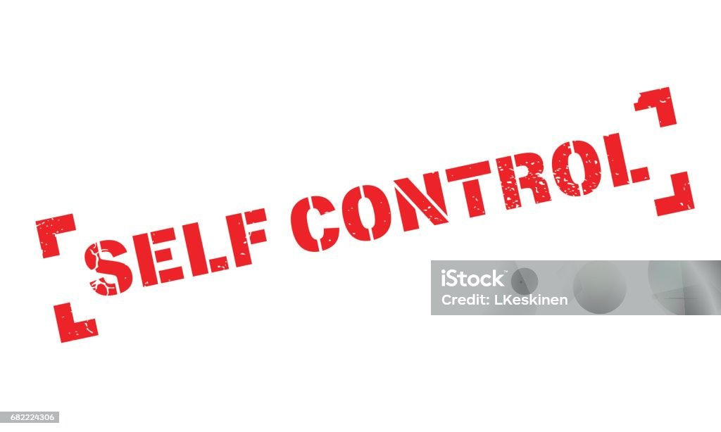 Self Control Rubber Stamp Stock Illustration - Download Image Now ...