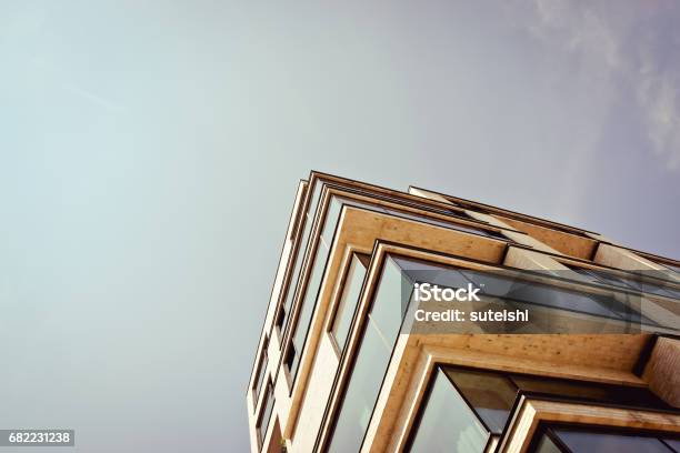 Modern Architecture In Berlin Stock Photo - Download Image Now - Architecture, Modern, Low Angle View