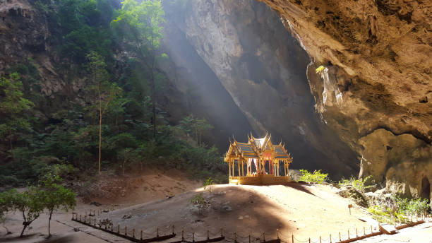 istock pavillion in the cave,Thailand 682231486