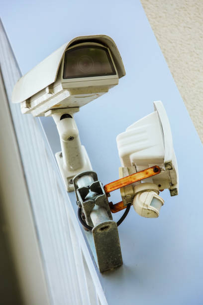 istock CCTV Security camera and urban video. Closeup view. 682239914