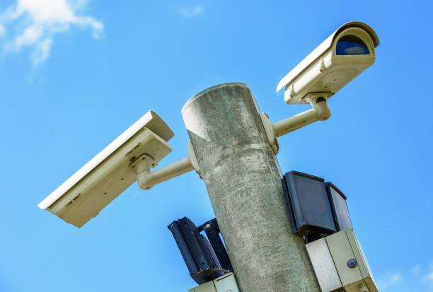 istock CCTV Security camera and urban video. Closeup view. 682239922