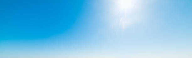 istock Sun shining in the blue sky 682247980