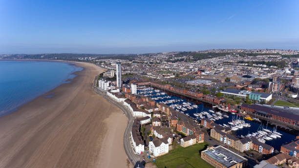 Swansea Bay South Wales Swansea Bay South Wales swansea stock pictures, royalty-free photos & images