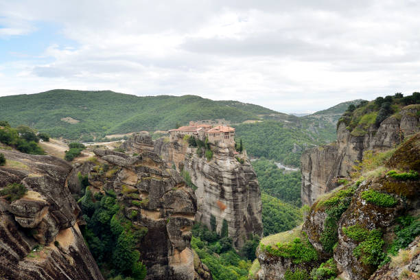 The Holy Monastery of Varlaam in mountains, Meteora, Greece