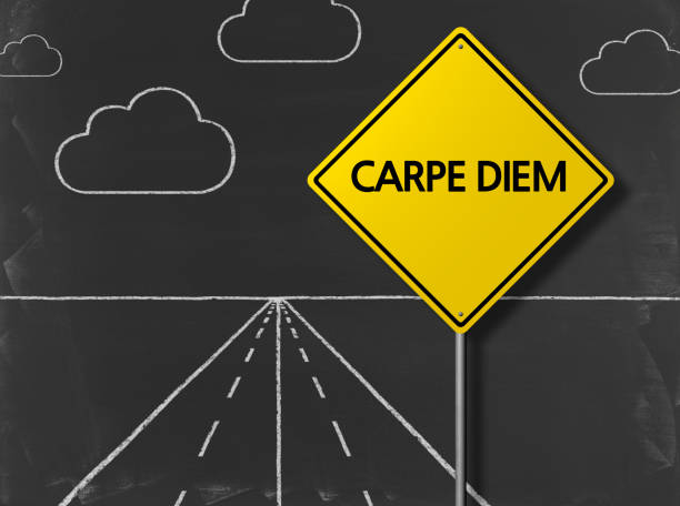 istock Carpe Diem - Business Chalkboard Background 682254552
