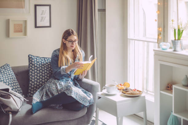 istock Young woman at home 682255006
