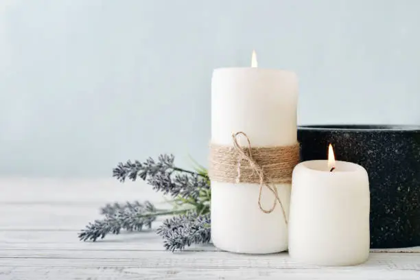 Photo of Candles with lavender