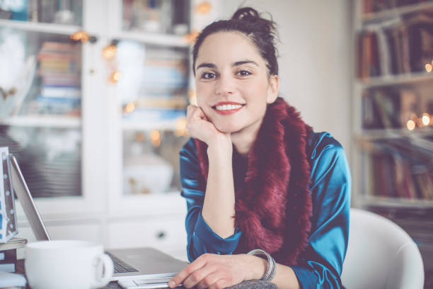 istock Young woman at home 682258312