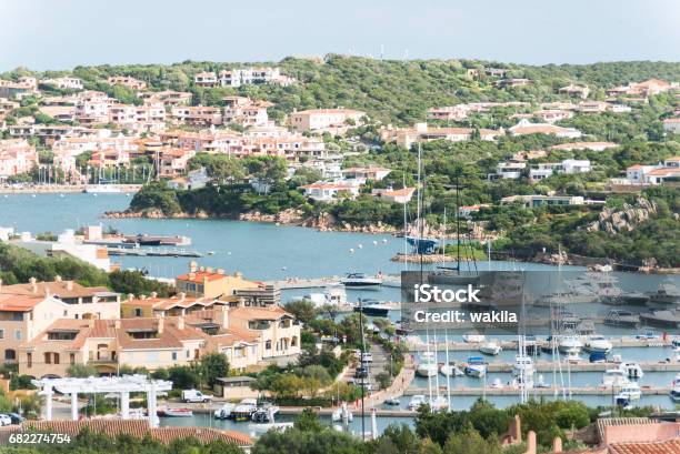 Costa Smeralda In Sardinia Porto Cervo Stock Photo - Download Image Now - Porto Cervo, Italy, Bay of Water
