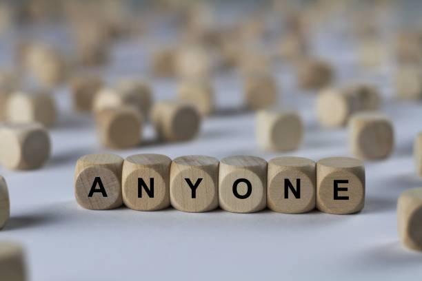 istock anyone - cube with letters, sign with wooden cubes 682282482