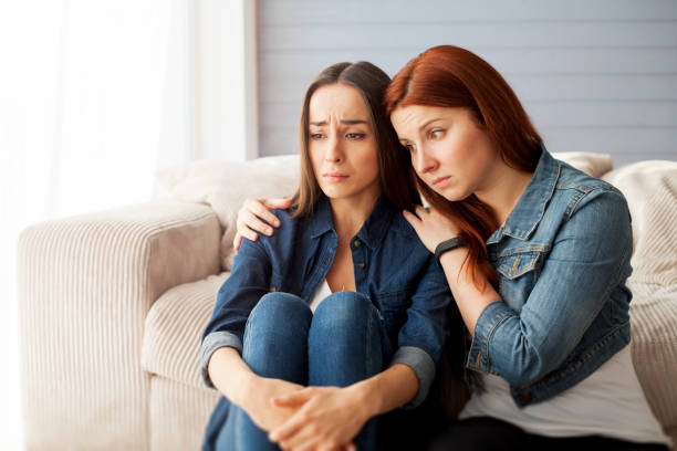 istock The girl calms her upset girlfriend. 682291944