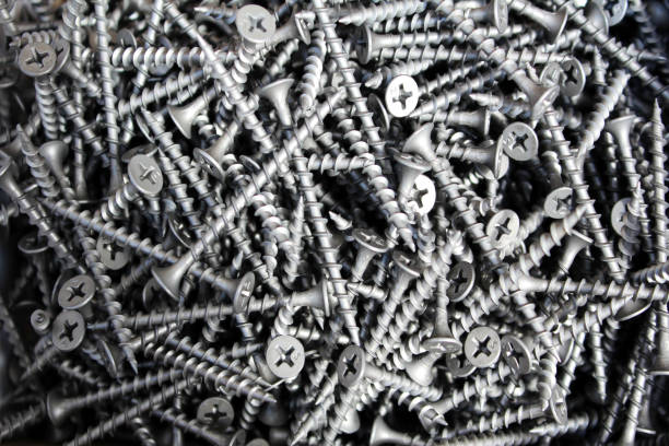 istock Metal screws used as the background image. 682299330
